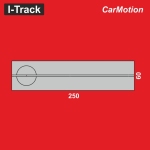 Hacker-Model HCT9406D - H0 - CarMotion Gerade Straßenbettung, 100 x 250 mm (6 Stück)